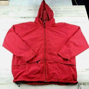 LL Bean Red Water Resistant Men’s jacket Red Size XL